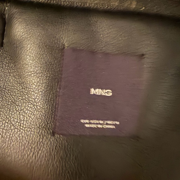 Mango olive green shearling fur effect jacket size medium - Picture 7 of 7